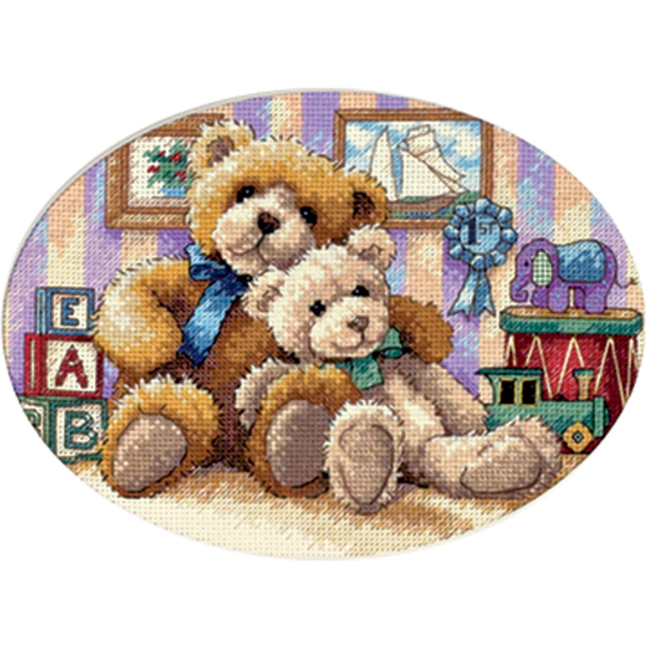 Dimensions Gold Petite Counted Cross Stitch Kit 7"X5"-Warm & Fuzzy (18 Count)